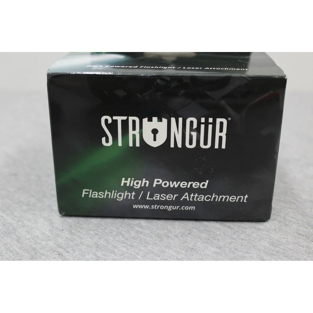 Strongur Flashlight Laser Combo Black High Powered Compact Picatinny Tactical NB
